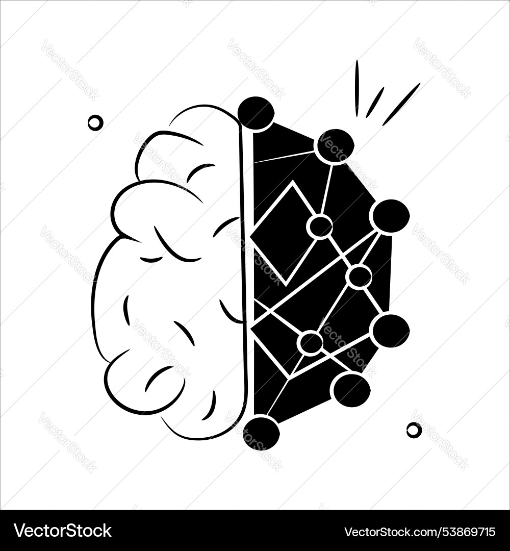 Neural network Vector Image