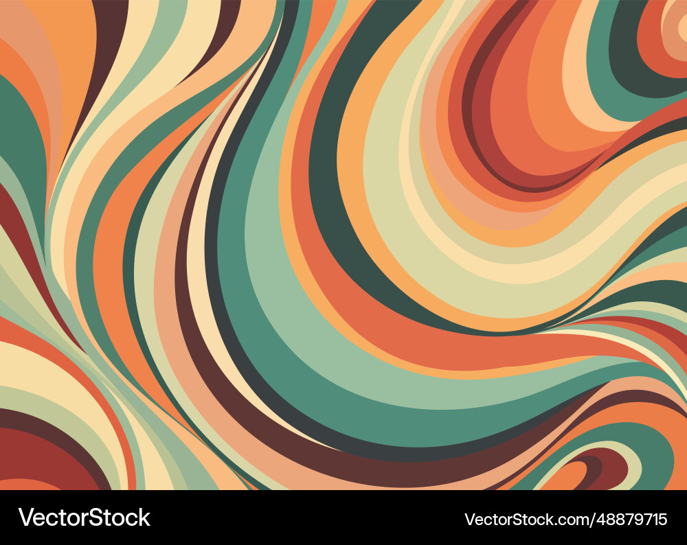 Retro background with colorful stripes – Royalty-Free Vector | VectorStock, image size:1000x794