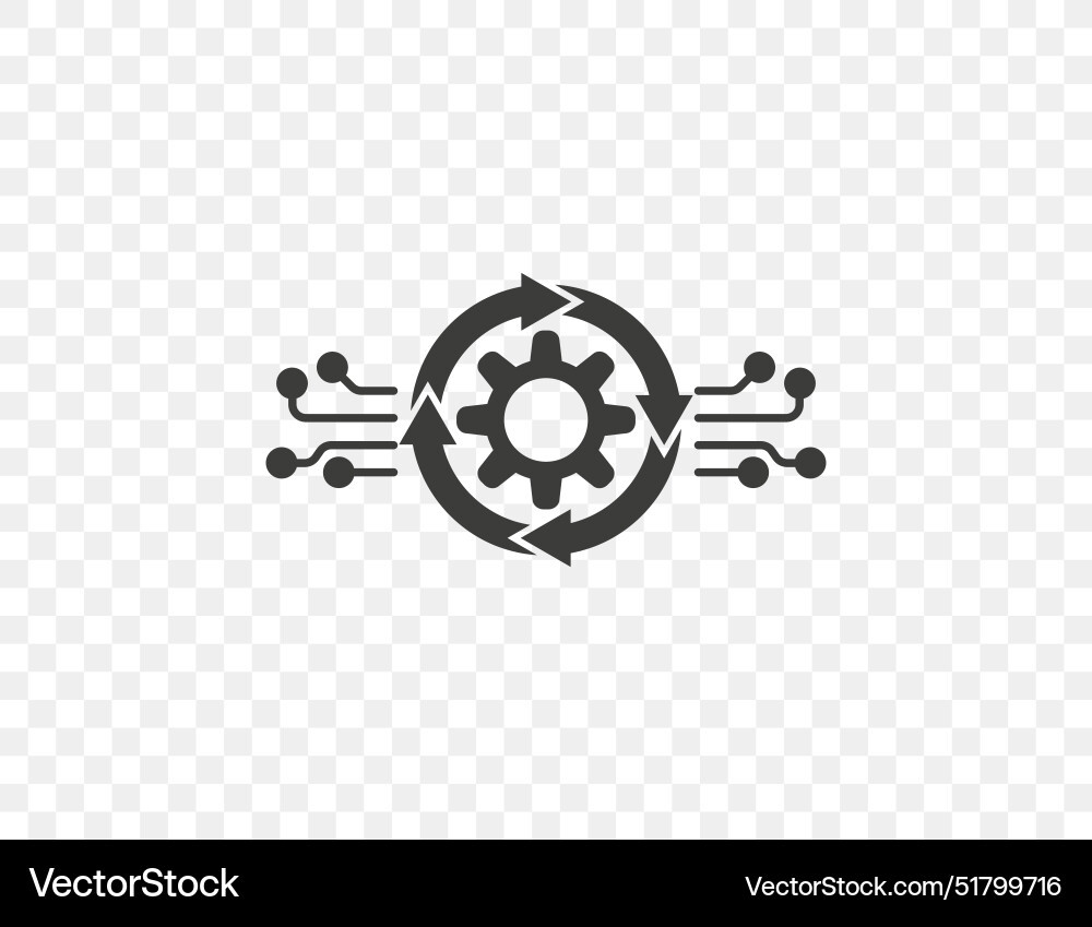 Algorithm engineering channel icon Algorithm engineering channel icon vector image