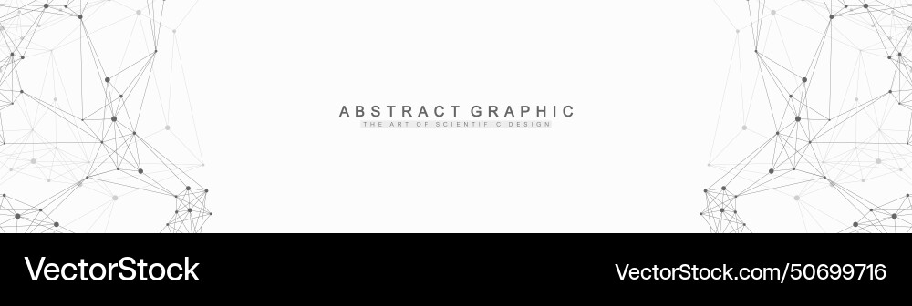 Global network connection banner design template Vector Image