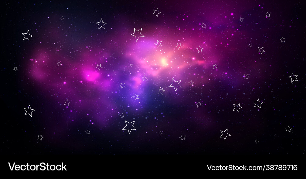 Handdrawn doodles on colorful space watercolor Handdrawn doodles on colorful space watercolor vector image