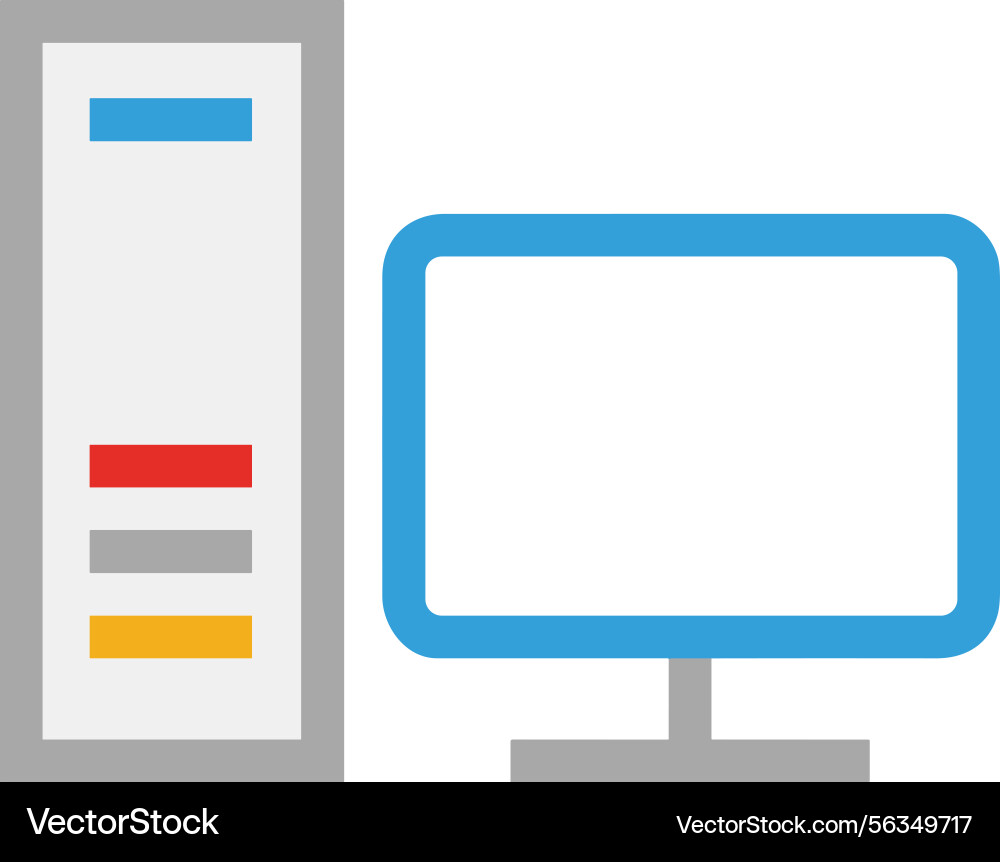 Computer icon symbol image Computer icon symbol image Vector Image