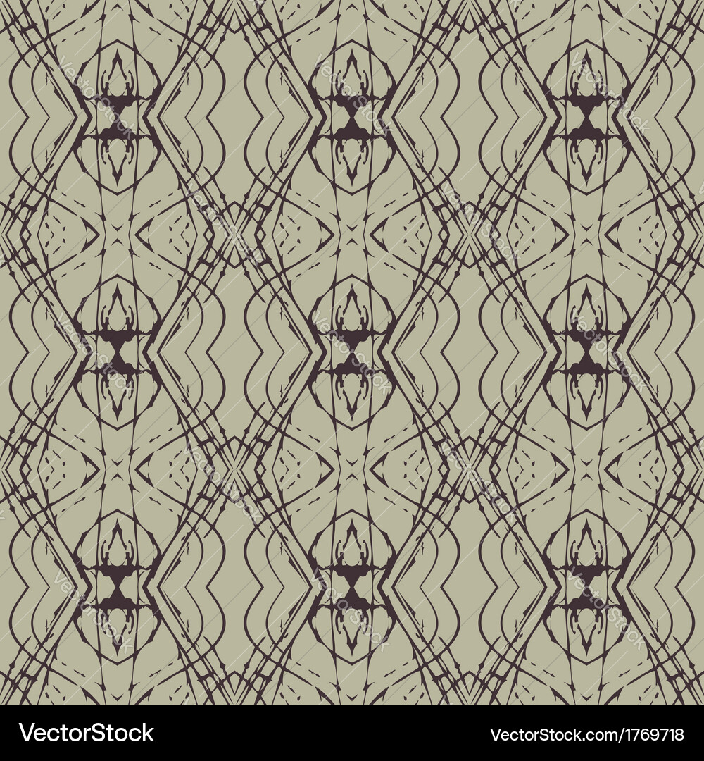 Elegant linear pattern with lacing ornament Vector Image