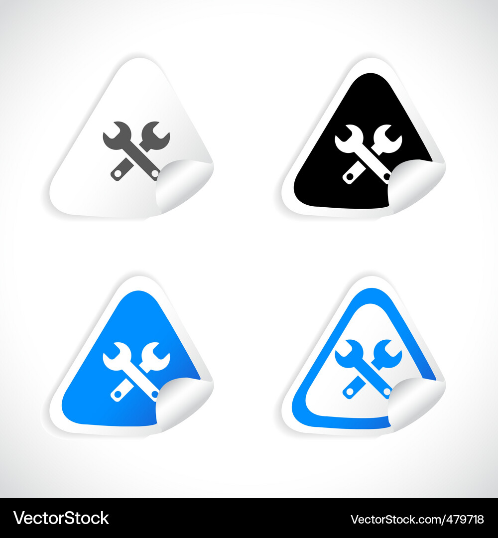Stickers for web Vector Image