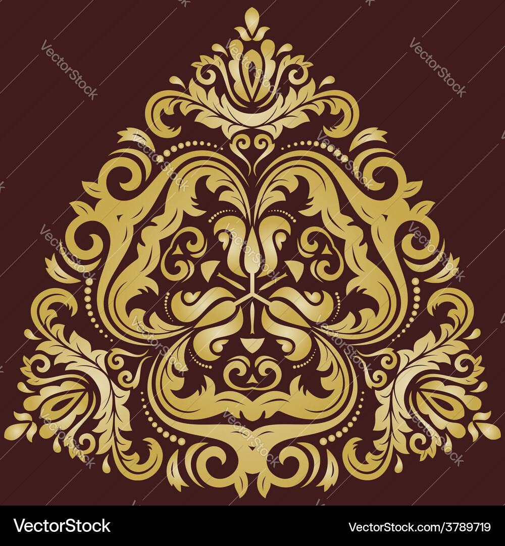 Damask orient pattern Vector Image
