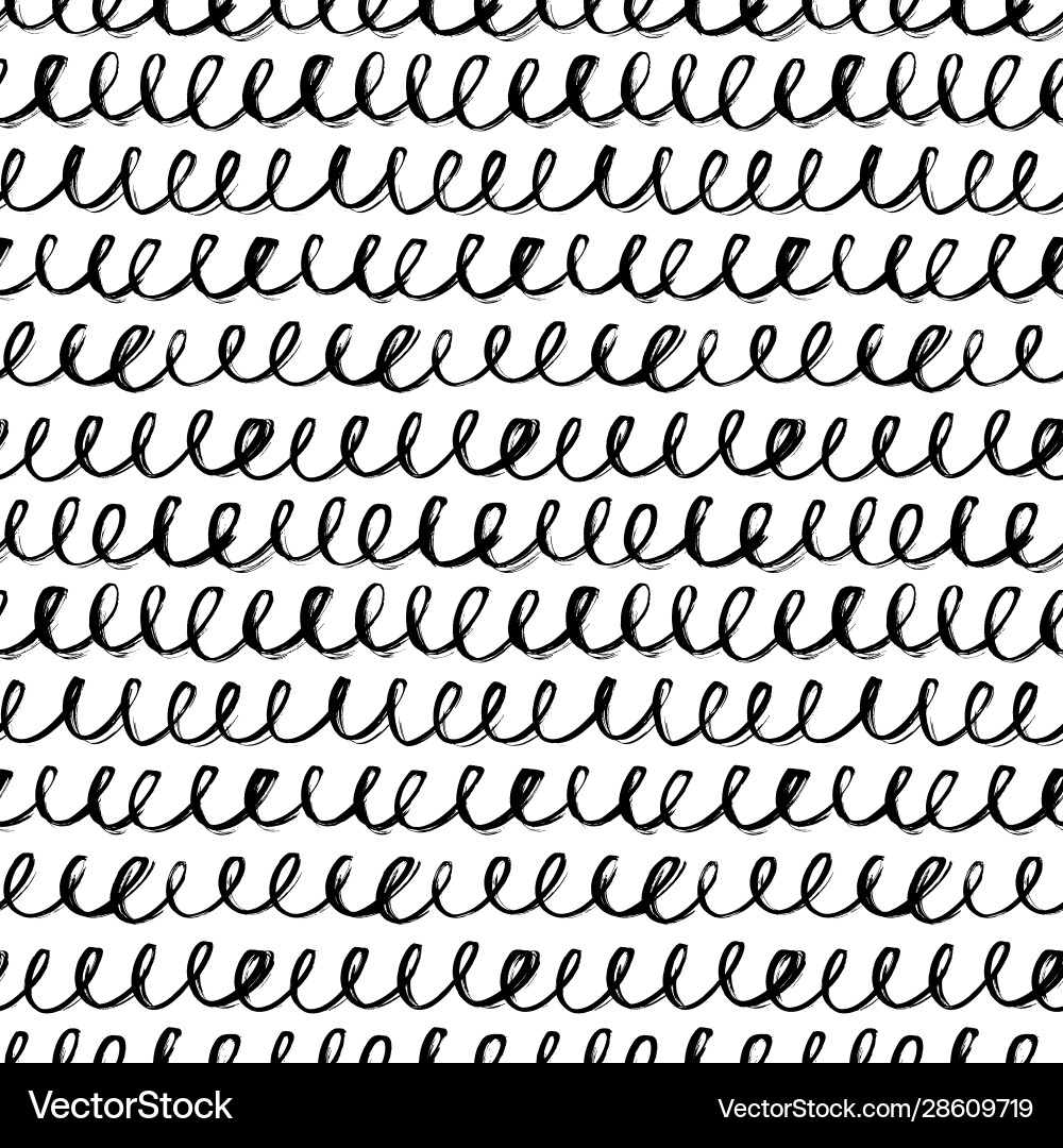 Swirled Line Pattern vector image