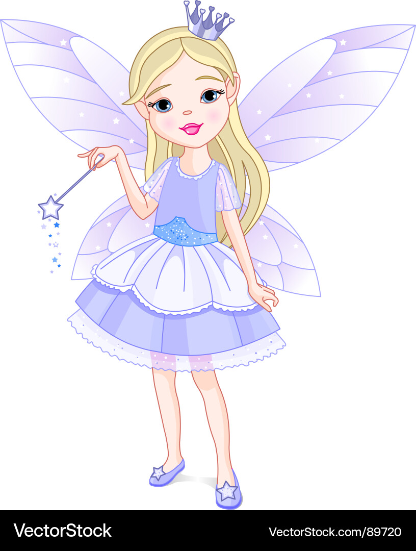 Cute Fairy Girl vector image