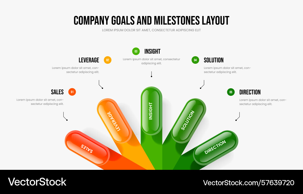 Digital visualization slide template product Digital visualization slide template product vector image