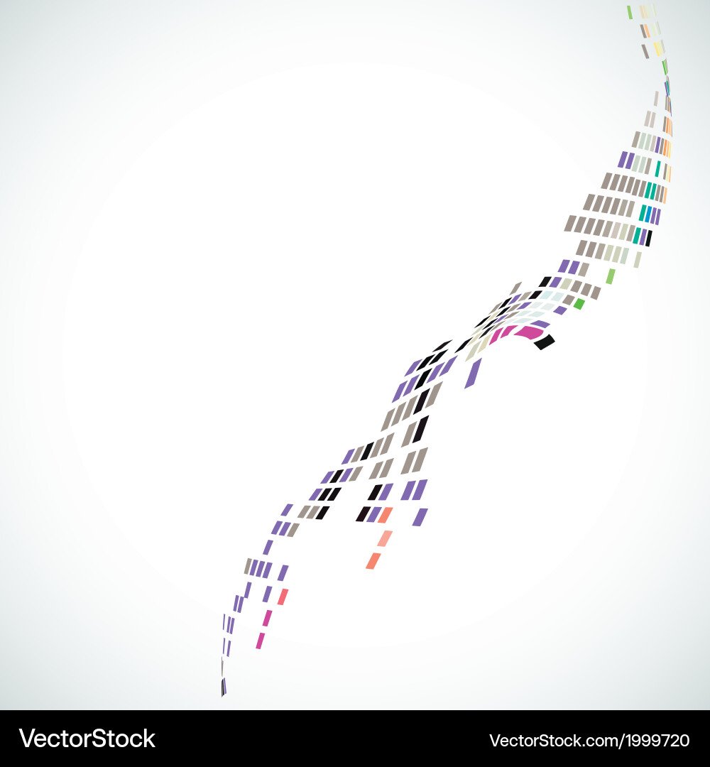 Dynamic Square Background vector image