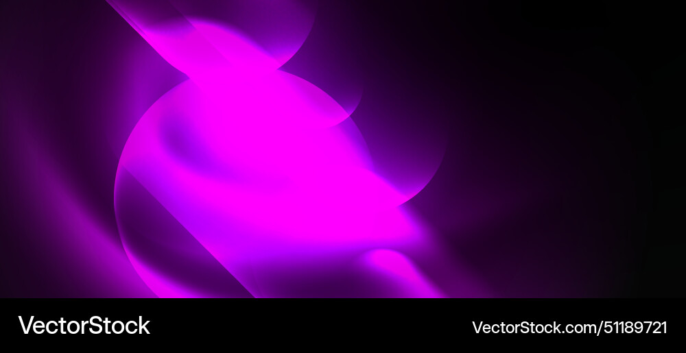 A violet light swirls in dark creating A violet light swirls in dark creating Vector Image