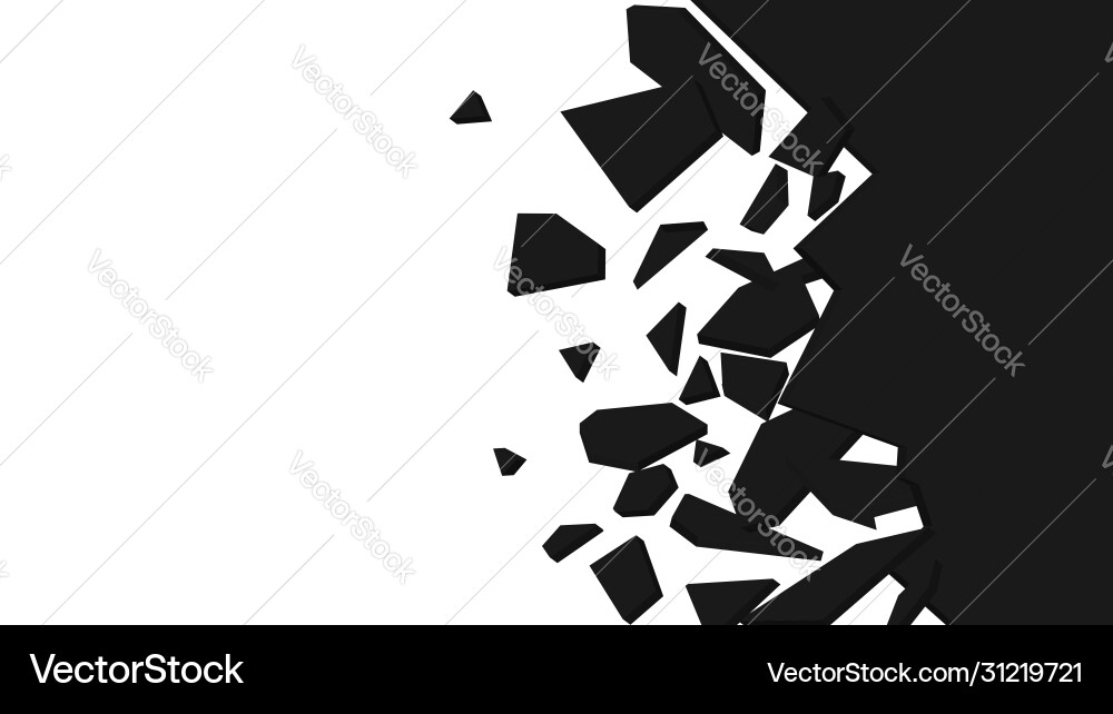 Abstract Explosion Fragment vector image