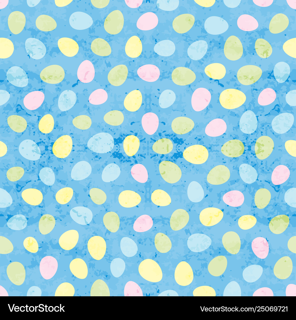 Easter Egg Seamless Pattern Royalty Free Vector Image