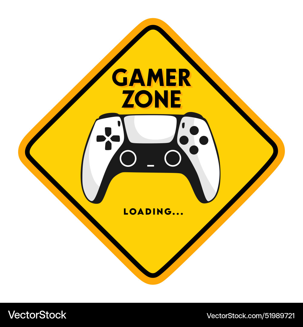 Game zone loading for gamers Vector Image