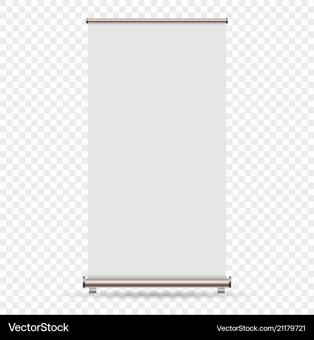 Roll-Up Banner Display vector image