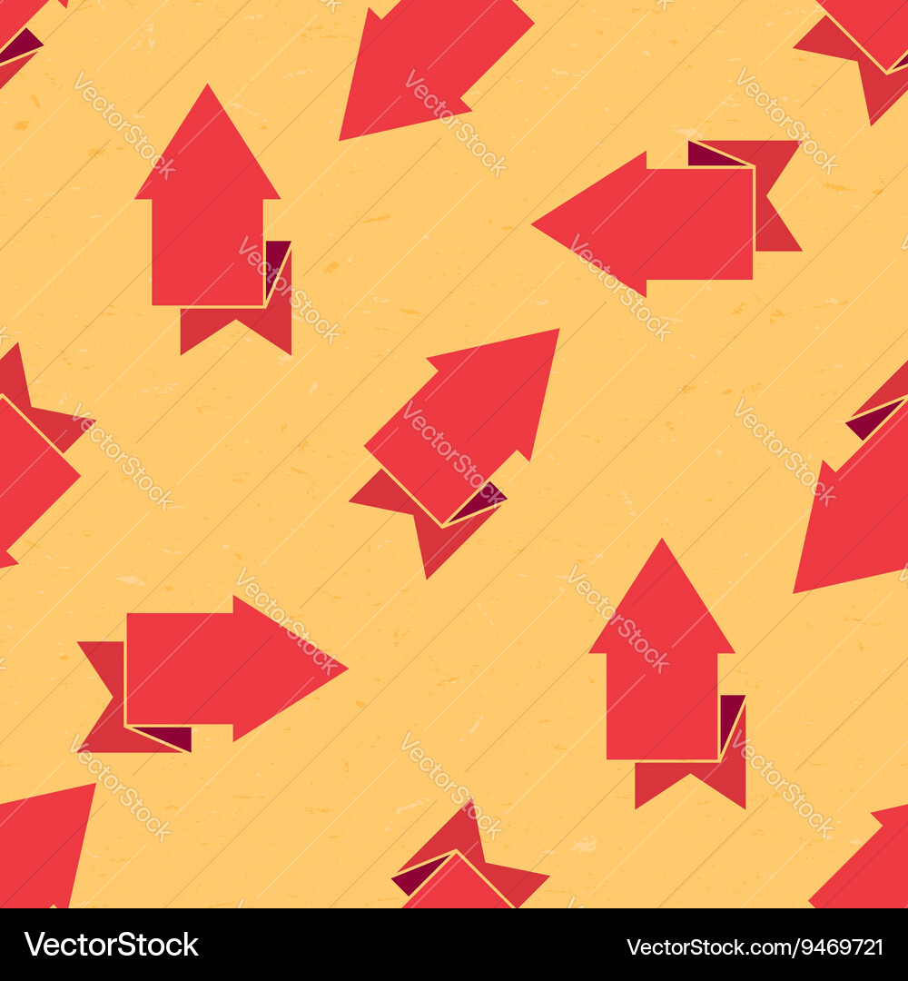 Seamless pattern with grungy arrows Vector Image