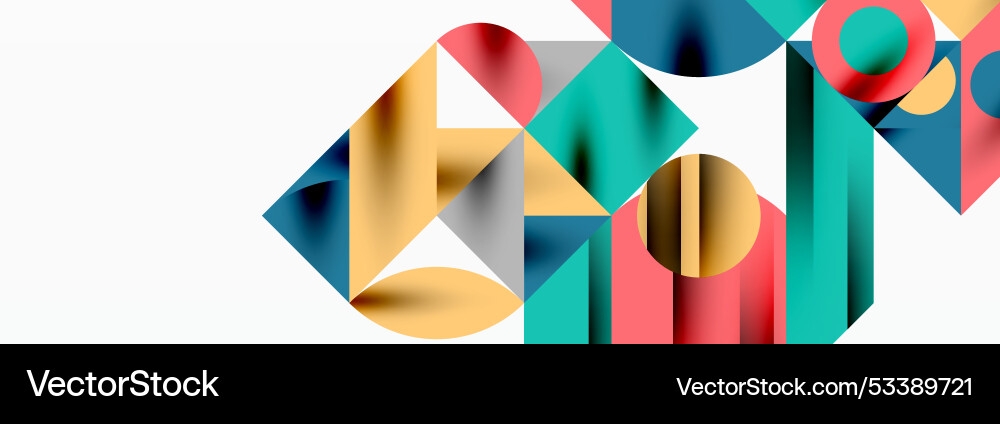 Trendy triangles lines round elements and circles Trendy triangles lines round elements and circles Vector Image