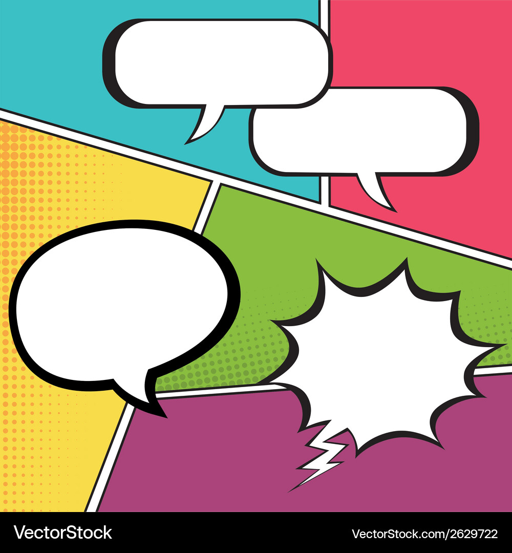 Abstract pop art objects on a special background Vector Image
