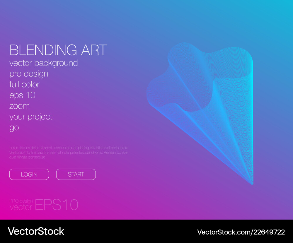 Futuristic user interface ui technology vector image