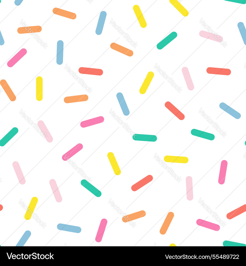 Simple sprinkle pattern multicolored confetti Simple sprinkle pattern multicolored confetti vector image