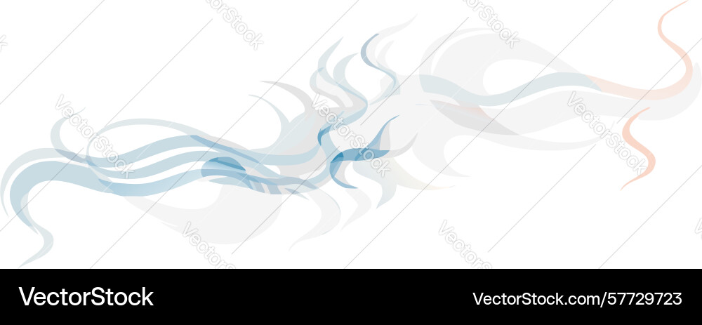 Abstract soft wavy lines subtle flow background vector image