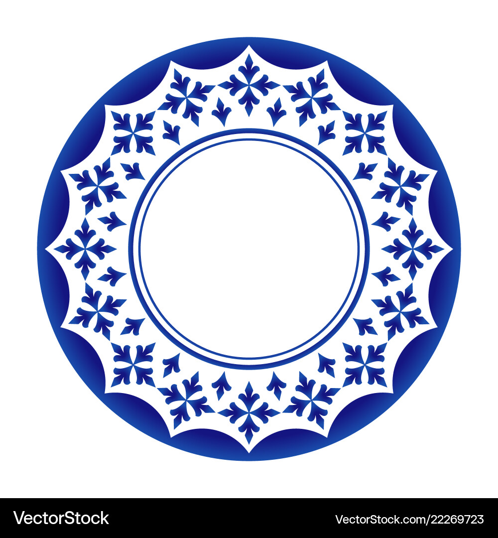 Beautiful round design Beautiful round design vector image