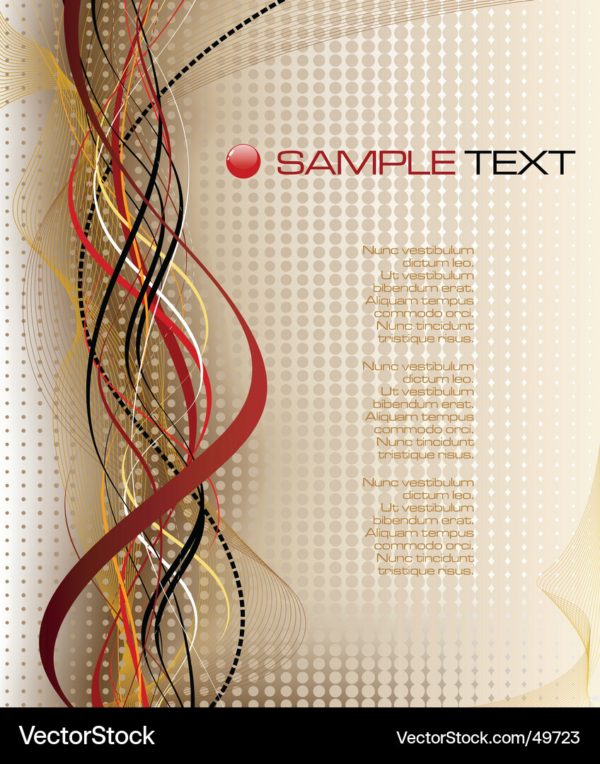 Dynamic Abstract Background Vector Image