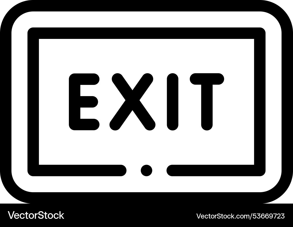 Exoskeleton icon thin linear style design Exoskeleton icon thin linear style design vector image