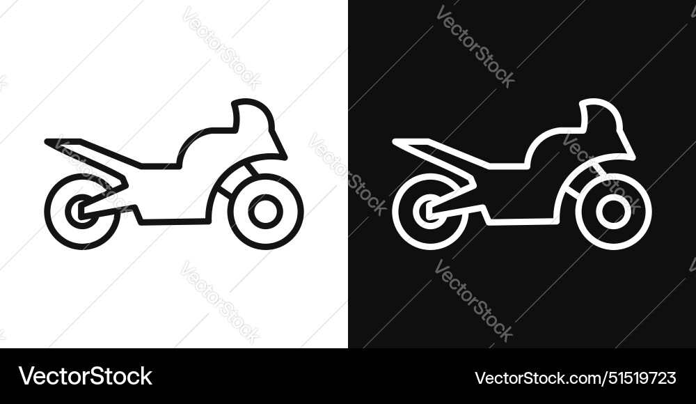 Motorcycle icon Royalty Free Vector Image - VectorStock
