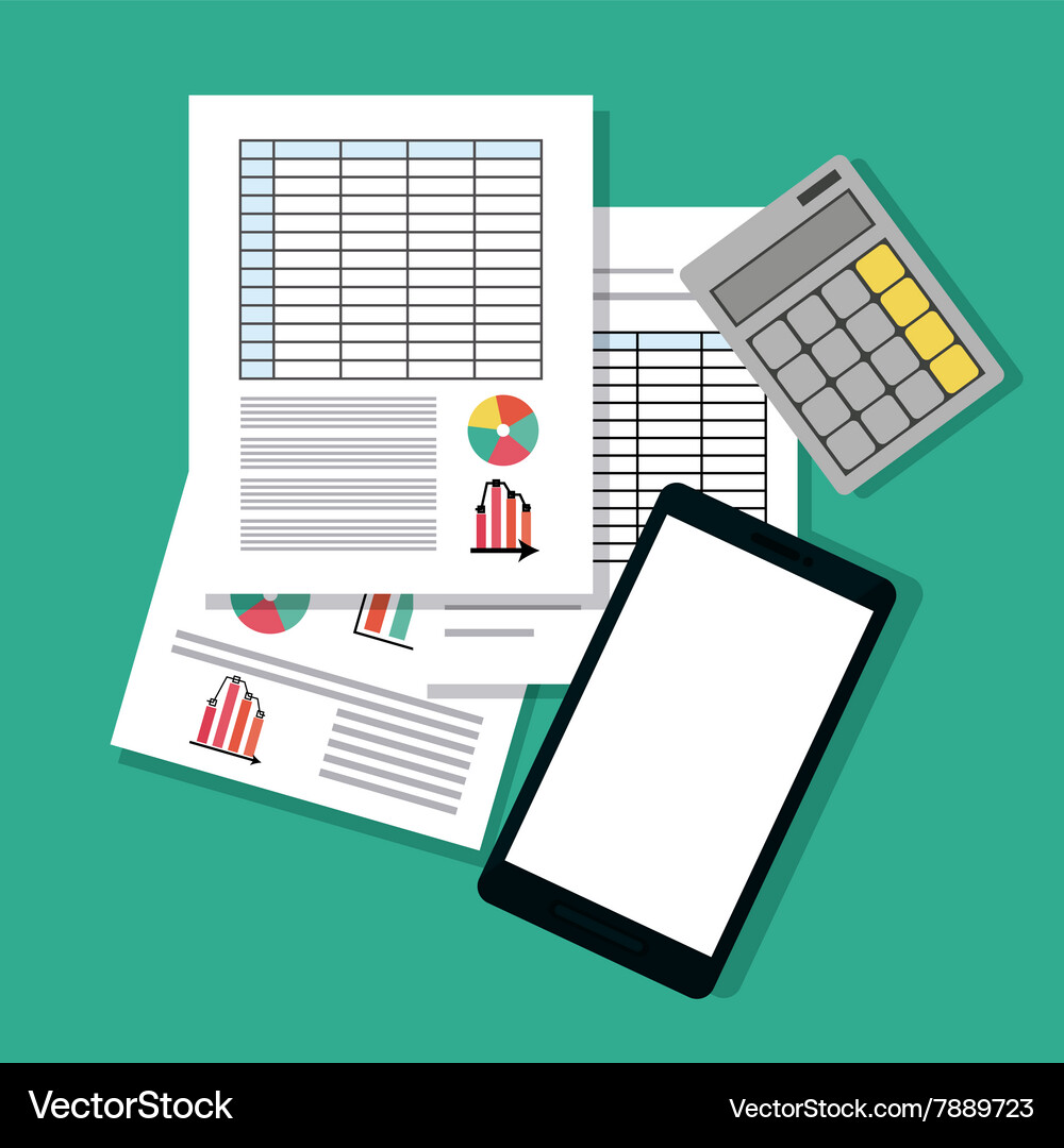 Spreadsheet icon design Vector Image