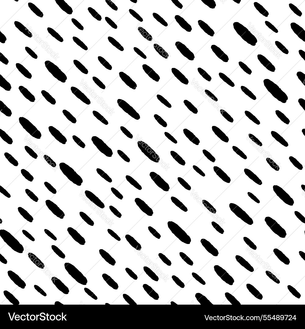 Hand drawn small dash pattern brush blobs Hand drawn small dash pattern brush blobs Vector Image