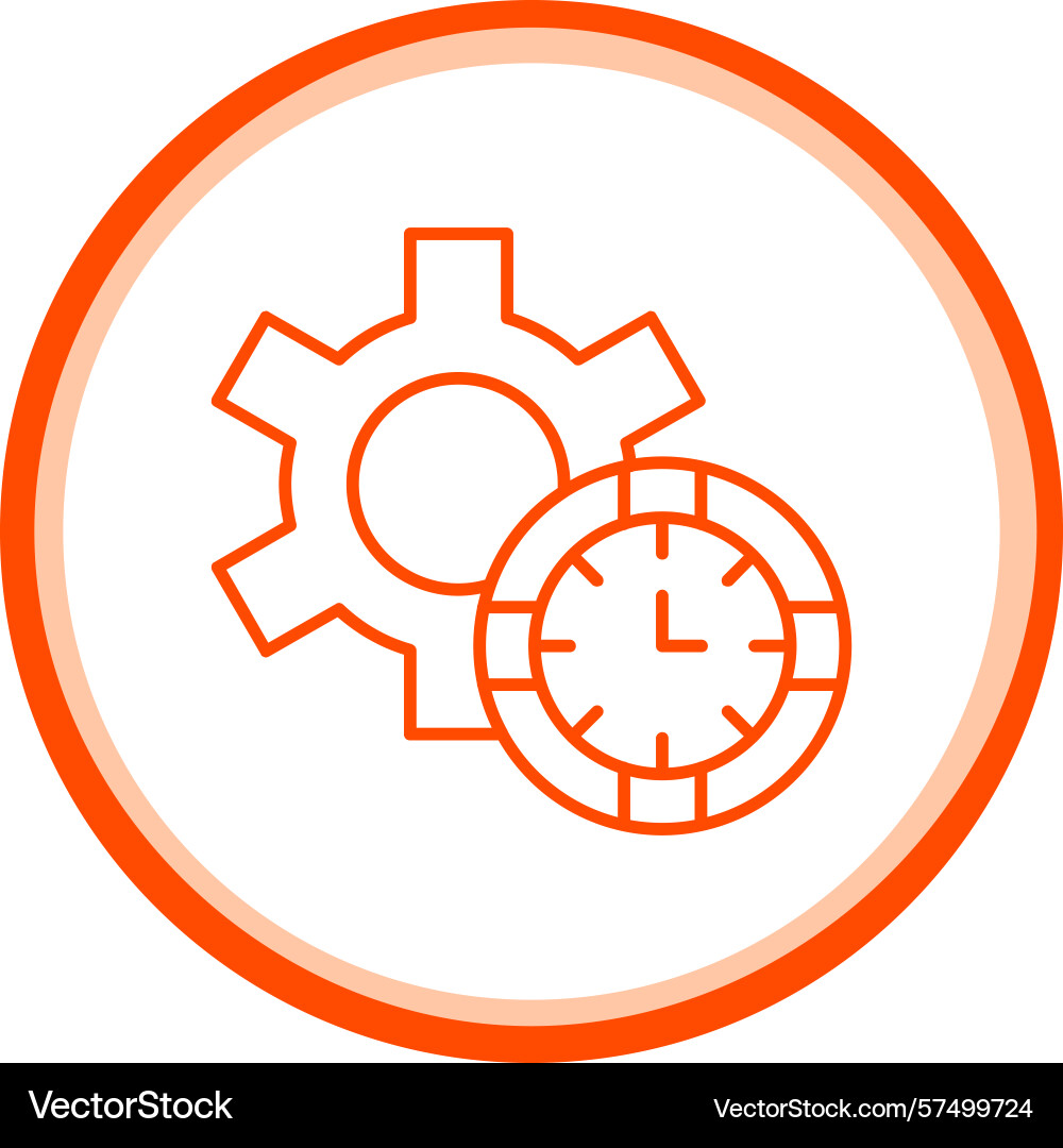 Time optimization icon Vector Image