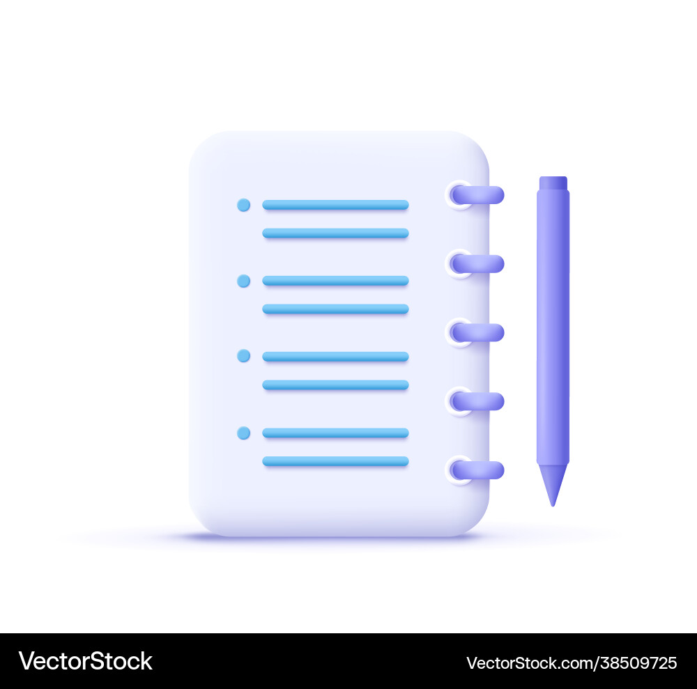 Assignment icon clipboard checklist document vector image