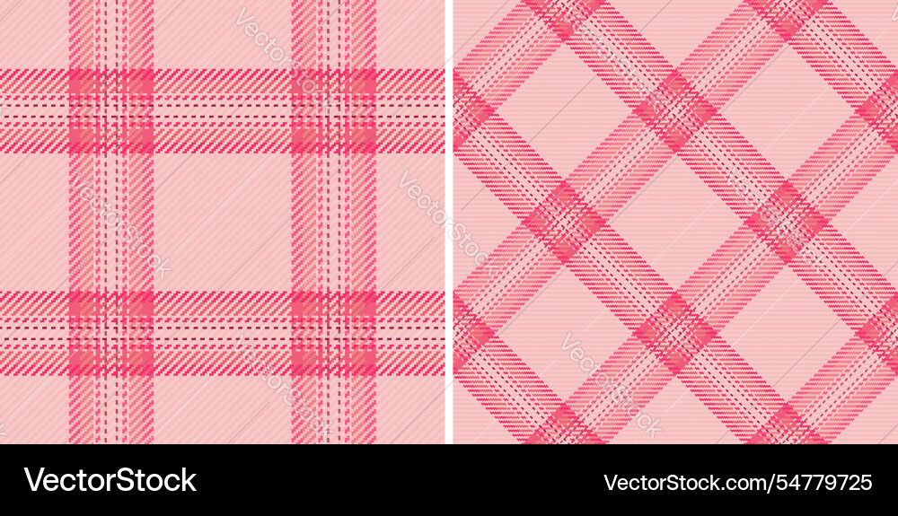 Check fabric background of tartan pattern vector image