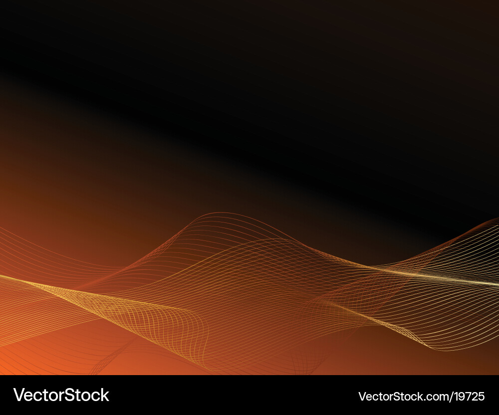 Dynamic Black Flow vector image