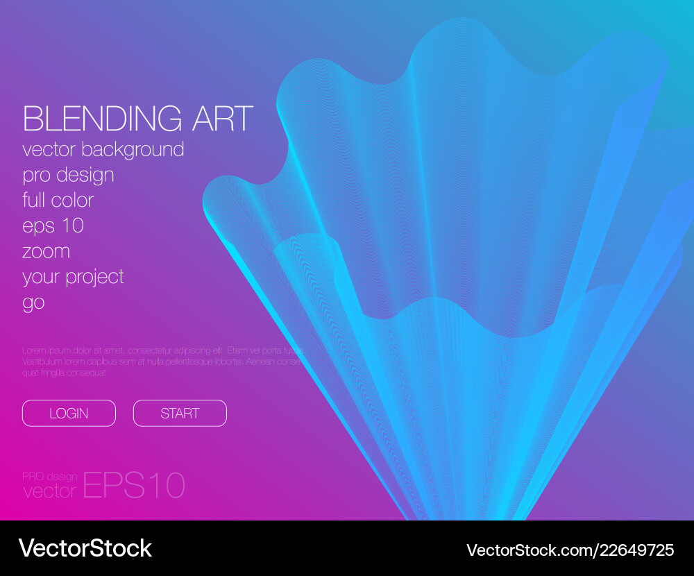 Futuristic user interface ui technology vector image