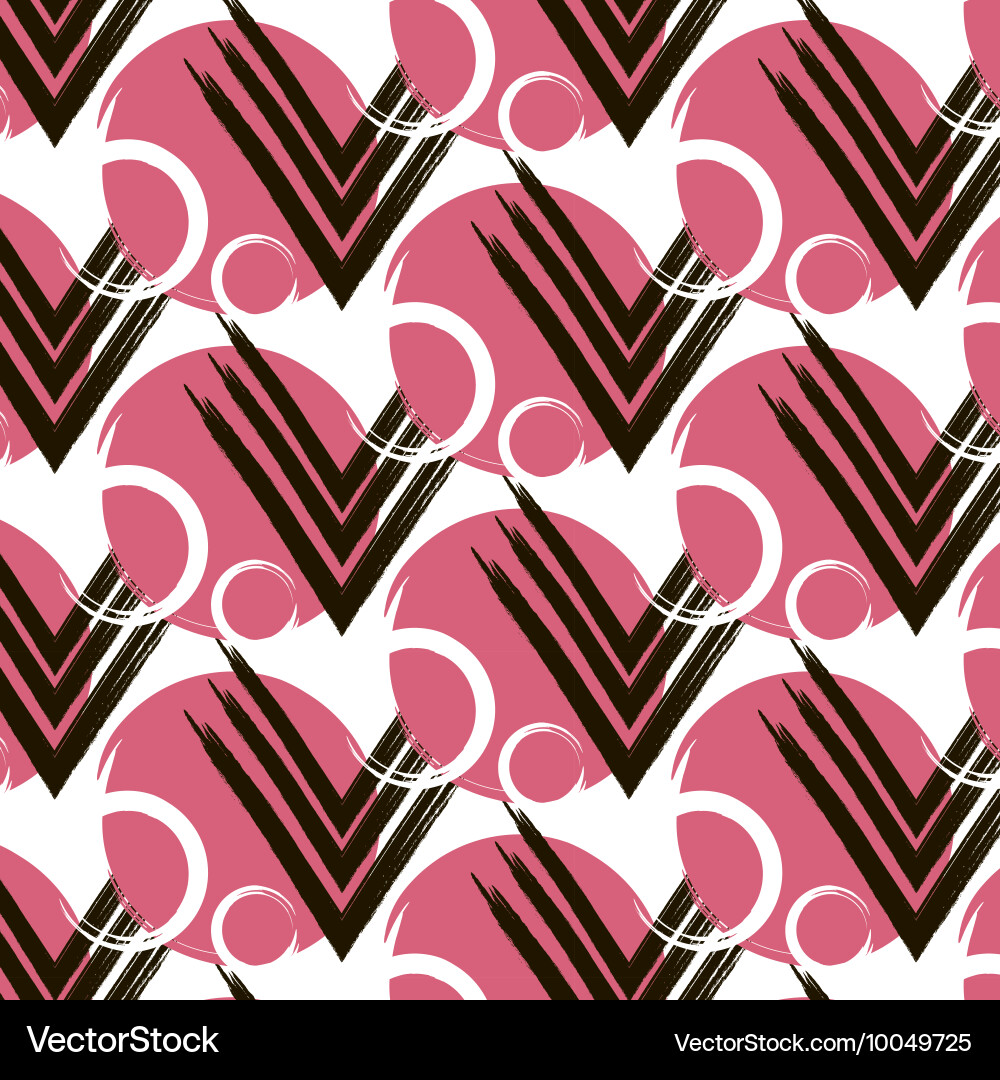 Repetition circle with line arrows pattern Vector Image