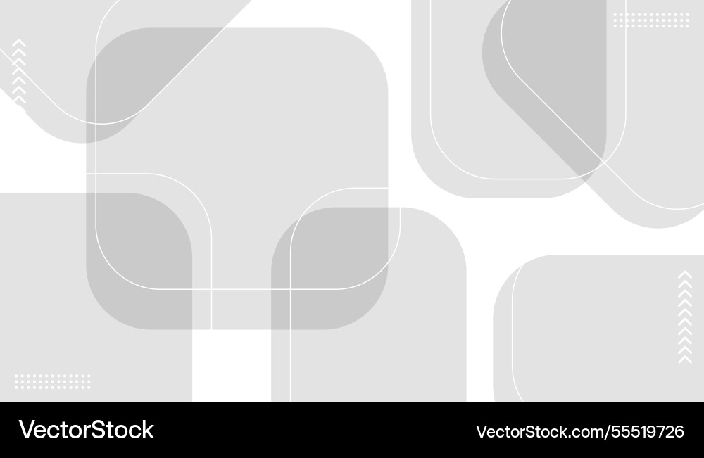 Abstract background with squares and gray vector image