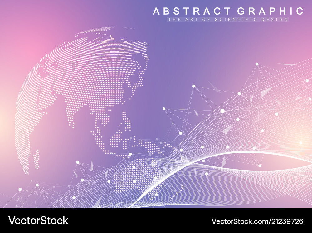 Big data visualization graphic abstract Big data visualization graphic abstract vector image