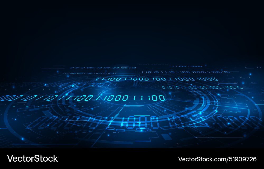 Perspektive digitale Hud-Schnittstellentechnologie Perspektive digitale Hud-Schnittstellentechnologie vektorbild