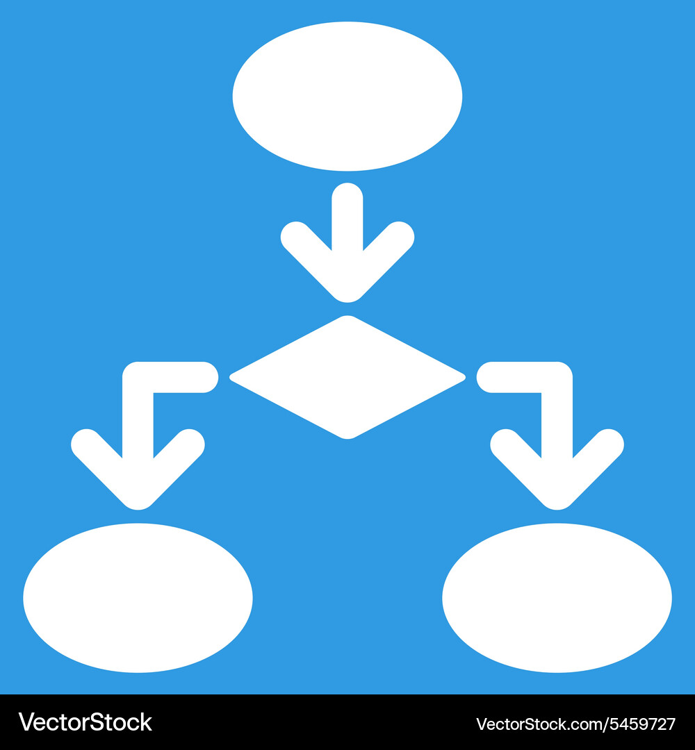 Flowchart icon from commerce set Vector Image