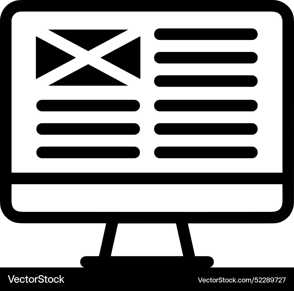 Technology and computer icon symbol image Vector Image