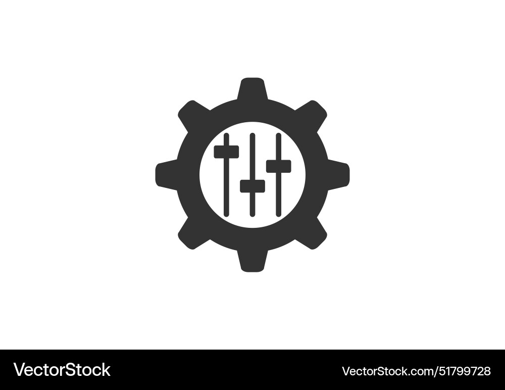 Customization service setting icon Customization service setting icon vector image