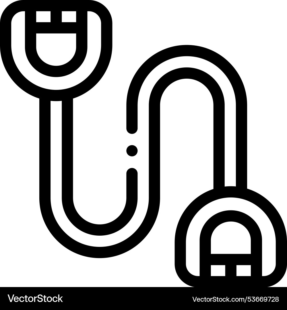Experience icon thin linear style design isolated Experience icon thin linear style design isolated vector image