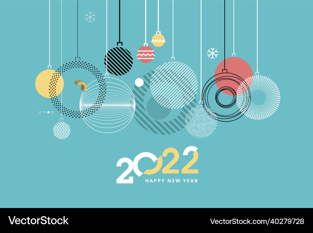 Frohes neues Jahr 2022 Frohes neues Jahr 2022 vektorbild