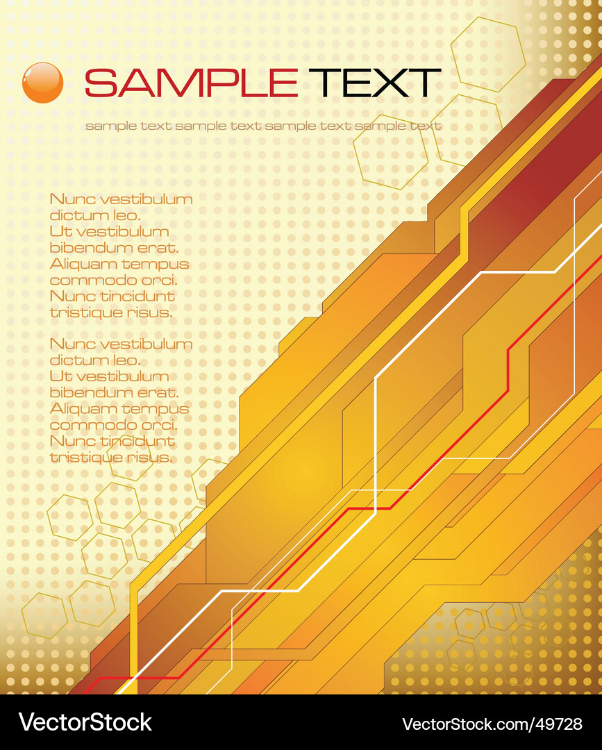 Tech Background - Circuitry Vector Image