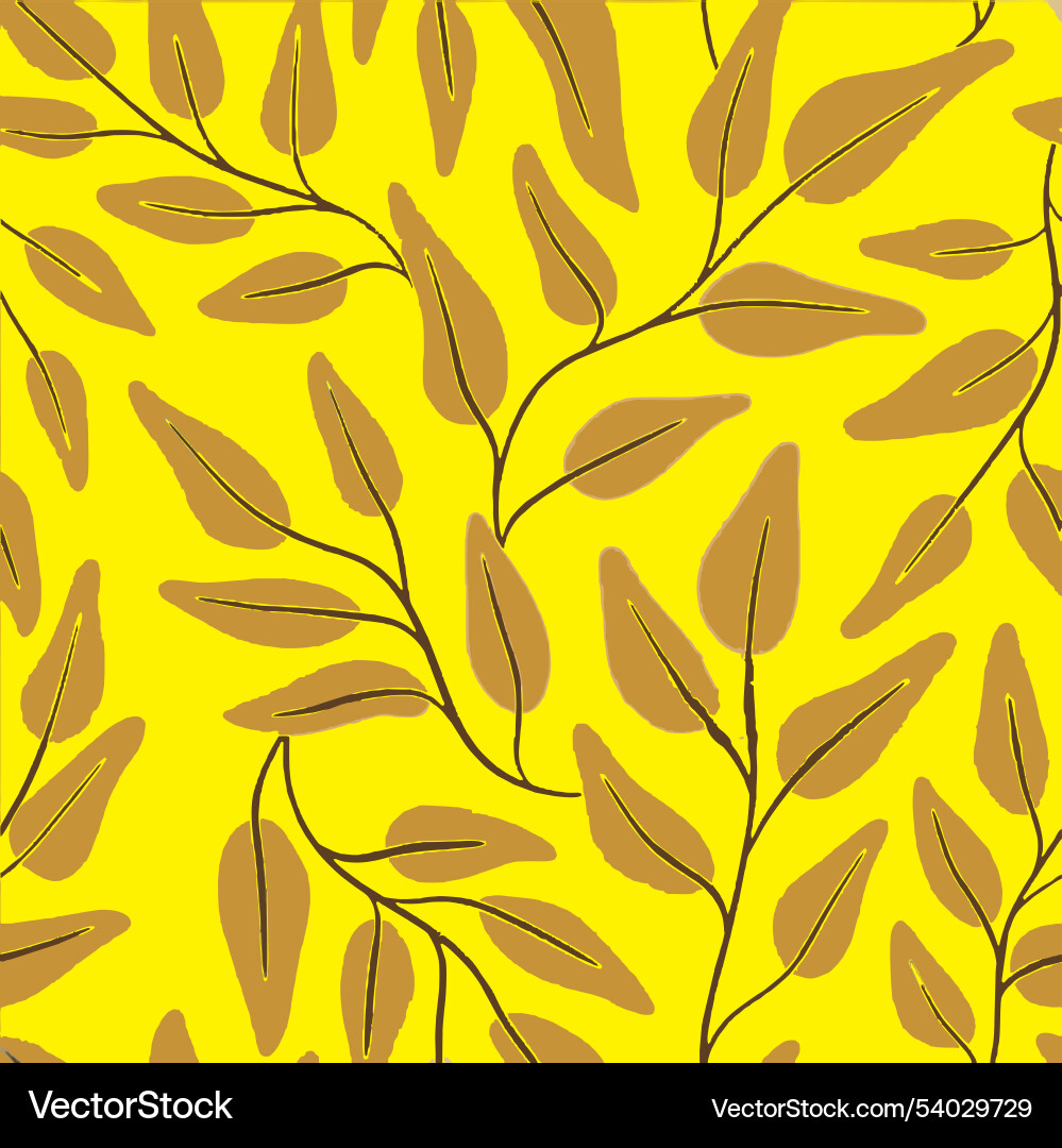 Abstract leafs background seamless pattern Abstract leafs background seamless pattern Vector Image