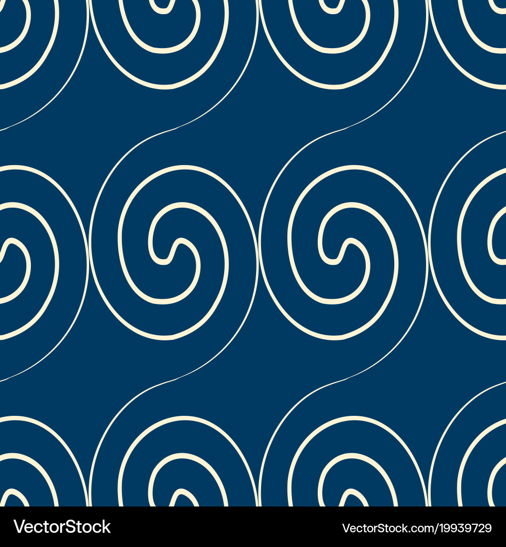 Abstract Scroll Pattern vector image