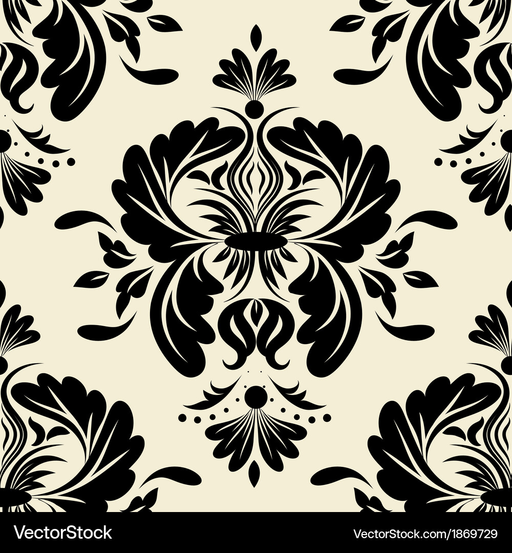 Damask pattern Vector Image