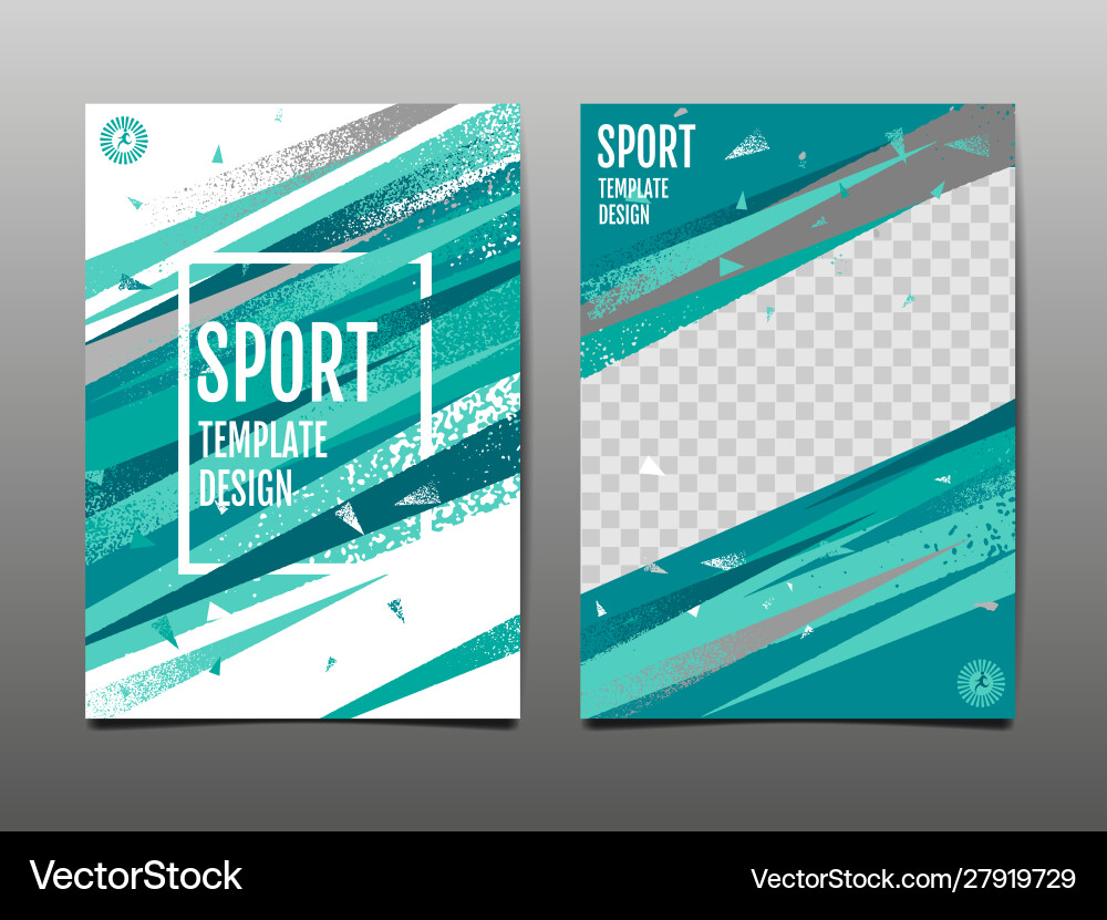 Dynamic Speed Layout Template Vector Image