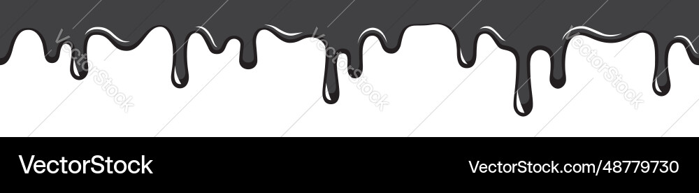 Dripping Liquid Seamless Pattern Vector Image